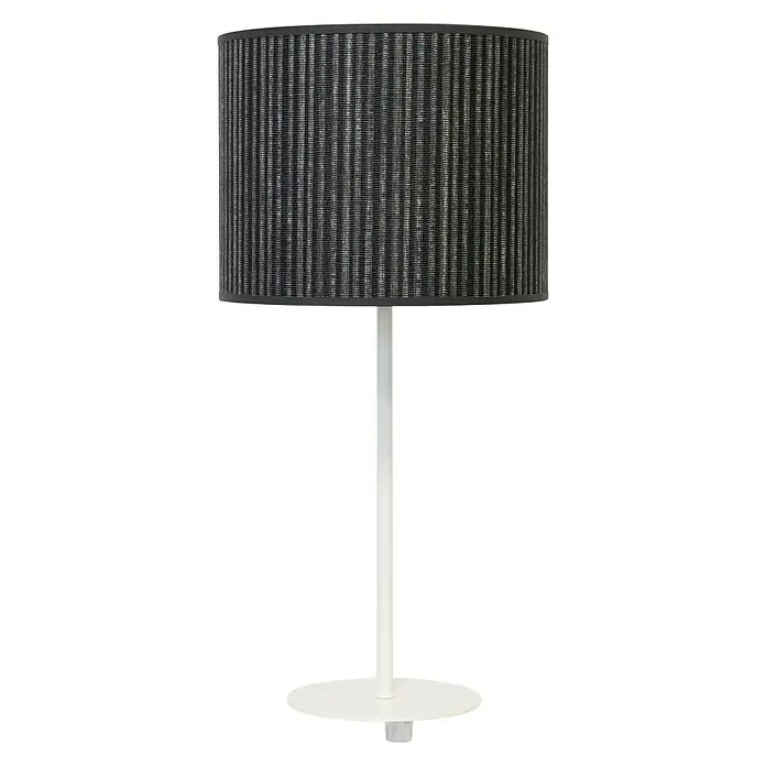 Idp Lampshades Médula negro Lámpara de sobremesa - 40 W, L x An x Al: 20 x 20 x 46 cm, Negro, E27 - Vista frontal