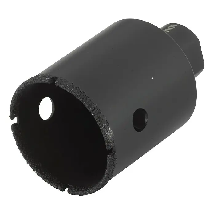 Wolfcraft Dijamantna kruna za bušenje rupa Ceramic - Promjer provrta: 45 mm, Dubina reza: 45 mm, M14 navoj - Pogled sprijeda
