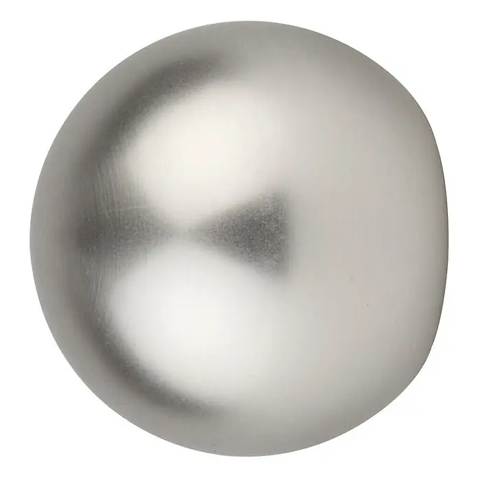 Krajnji element Ball - Izgled plemenitog čelika, 25 mm, 2 Kom. - Pogled sprijeda