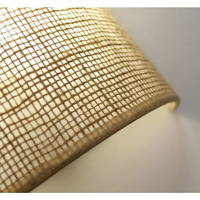 Idp Lampshades Sisa Aplique de pared - 40 W, L x An x Al: 10 x 20 x 20 cm, Crema, E27 - Primer plano
