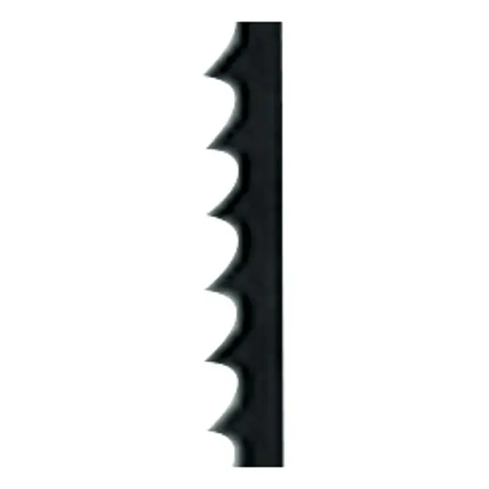 Scheppach Stiftsägeblätter - 135 x 2 x 0,25 mm, 18 Zähne/Zoll, Gesamtstückzahl: 6 Stk. - Vorderansicht