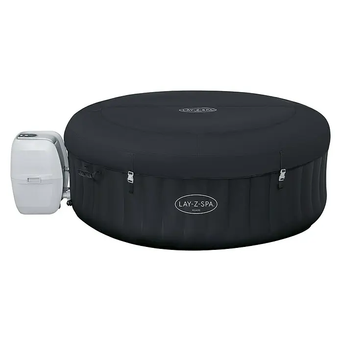 Bestway Lay-Z-Spa Außen-Whirlpool Miami - Ø x H: 180 cm x 66 mm, 669 l, Geeignet für: 2 - 4 Personen - Vorderansicht