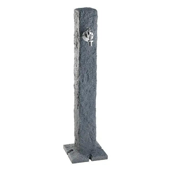 Garantia Wasserzapfstelle Granit - Darkgranite, Höhe: 100 cm - Vorderansicht