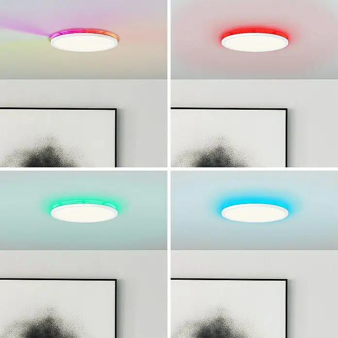 Brilliant LED-Deckenleuchte Tanida - 20 W, Weiß, Kaltweiß - Anwendungsbeispiel