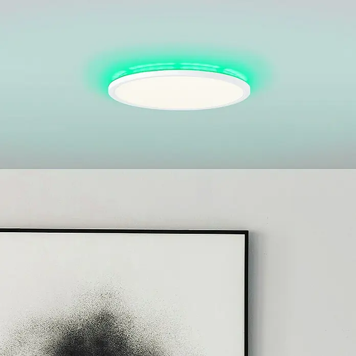 Brilliant LED-Deckenleuchte Tanida - 20 W, Weiß, Kaltweiß - Stimmungsaufnahme
