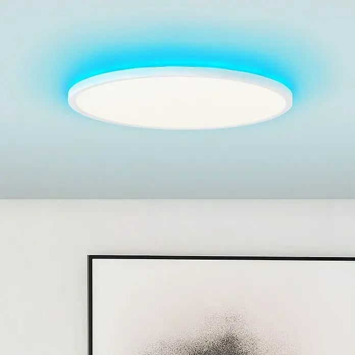 Brilliant LED-Deckenleuchte Tanida - 22 W, Weiß, Kaltweiß - Stimmungsaufnahme