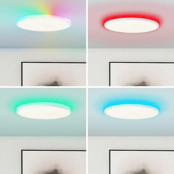 Brilliant LED-Deckenleuchte Tanida - 22 W, Weiß, Kaltweiß - Informationsansicht