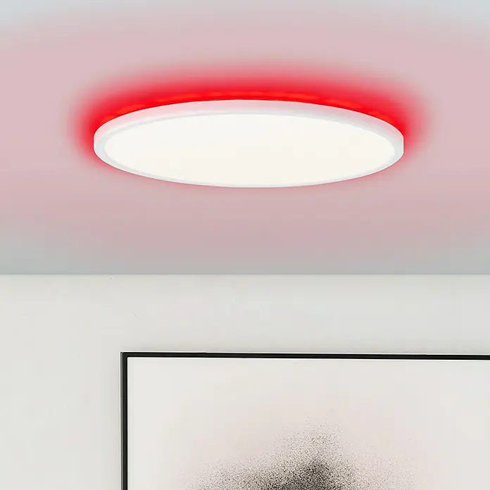 Brilliant LED-Deckenleuchte Tanida - 22 W, Weiß, Kaltweiß - Stimmungsaufnahme