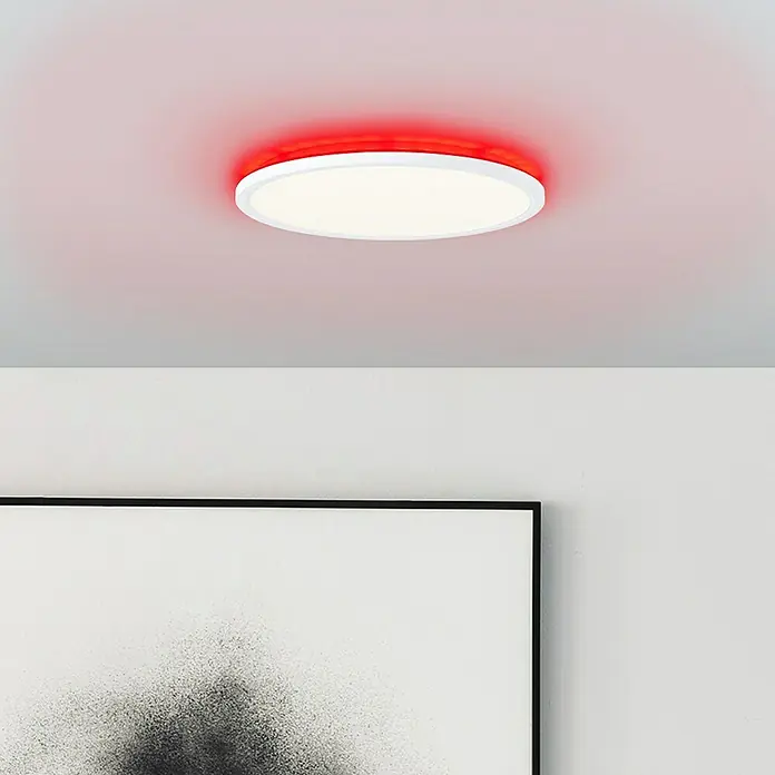 Brilliant LED-Deckenleuchte Tanida - 20 W, Weiß, Kaltweiß - Stimmungsaufnahme