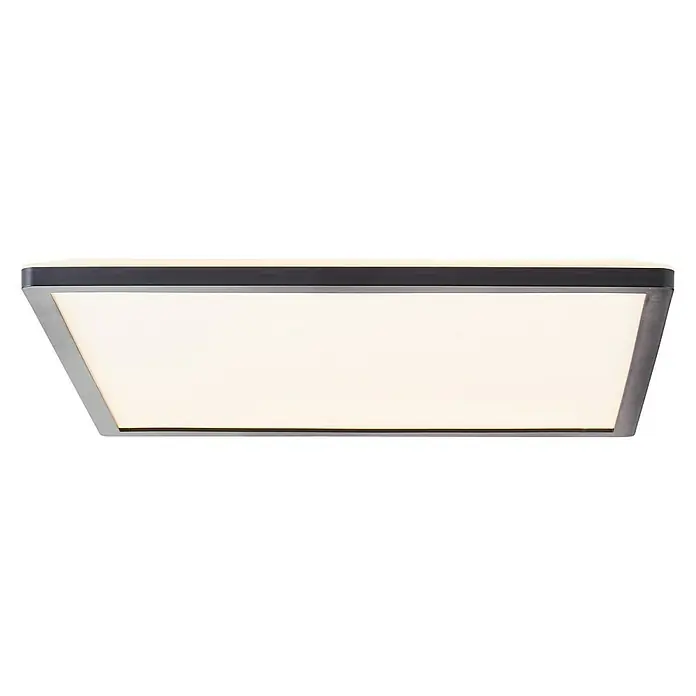 Brilliant LED-Deckenleuchte Tanida - 24 W, L x B x H: 42 x 42 x 2,6 cm, Schwarz, Kaltweiß - Ansicht von unten