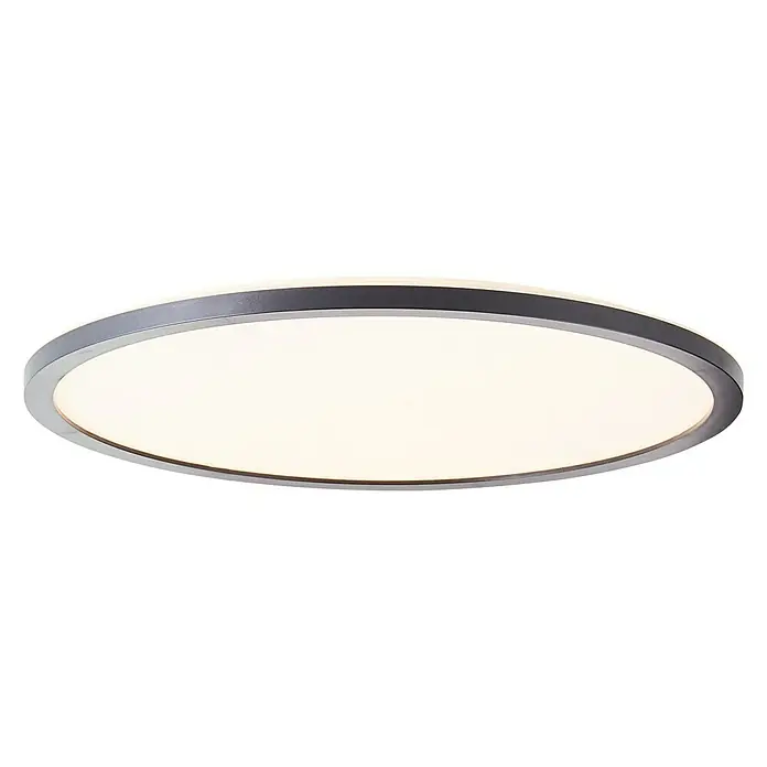 Brilliant LED-Deckenleuchte rund Tanida - 24 W, Ø x H: 42 x 2,5 cm, Schwarz, Kaltweiß - Ansicht von unten