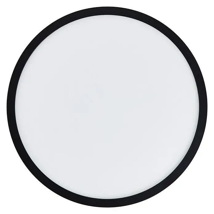 Brilliant LED-Deckenleuchte rund Tanida - 24 W, Ø x H: 42 x 2,5 cm, Schwarz, Kaltweiß - Ansicht von unten