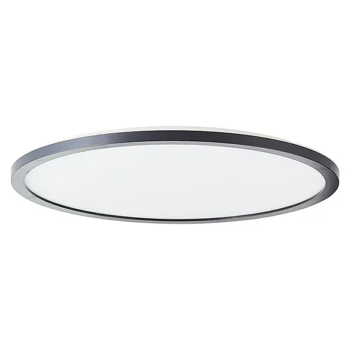 Brilliant LED-Deckenleuchte rund Tanida - 24 W, Ø x H: 42 x 2,5 cm, Schwarz, Kaltweiß - Ansicht von unten