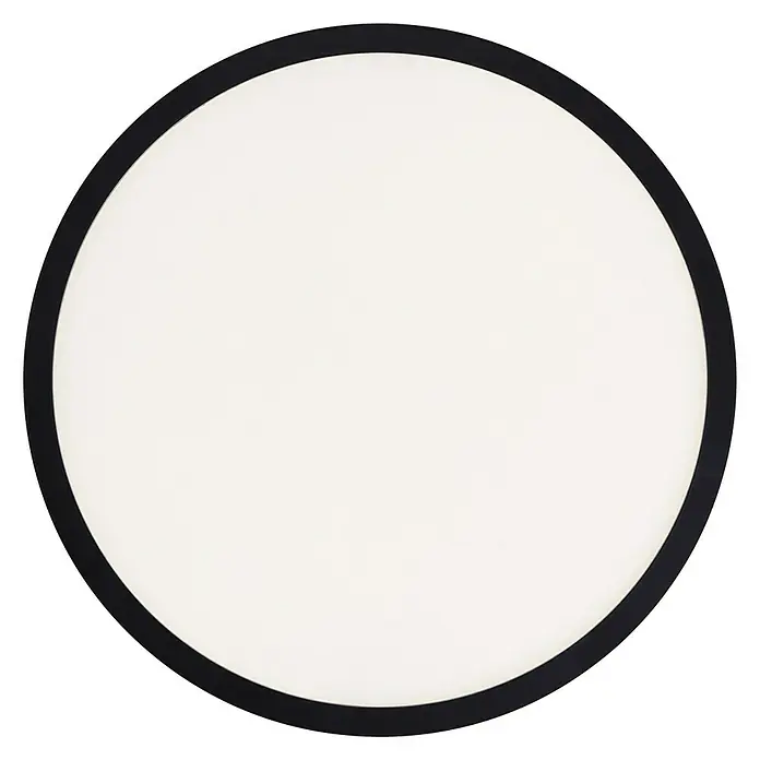 Brilliant LED-Deckenleuchte rund Tanida - 24 W, Ø x H: 42 x 2,5 cm, Schwarz, Kaltweiß - Ansicht von unten