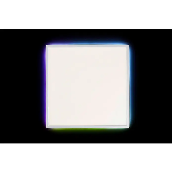 Brilliant LED-Deckenleuchte Tanida - 22 W, L x B x H: 42 x 42 x 2,6 cm, Weiß, Kaltweiß - Stimmungsaufnahme