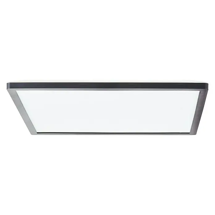 Brilliant LED-Deckenleuchte Tanida - 24 W, L x B x H: 42 x 42 x 2,6 cm, Schwarz, Kaltweiß - Ansicht von unten