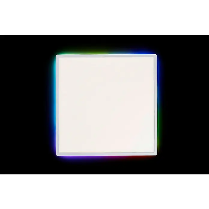 Brilliant LED-Deckenleuchte Tanida - 22 W, L x B x H: 42 x 42 x 2,6 cm, Weiß, Kaltweiß - Stimmungsaufnahme