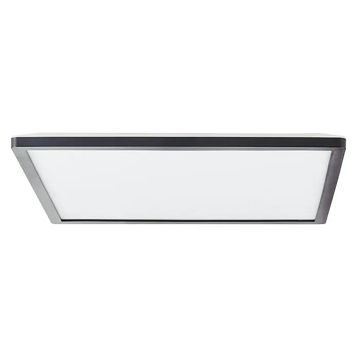 Brilliant LED-Deckenleuchte Tanida - 24 W, L x B x H: 42 x 42 x 2,6 cm, Schwarz, Kaltweiß - Ansicht von unten