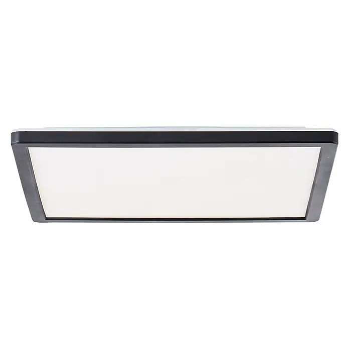 Brilliant LED-Deckenleuchte Tanida - 20 W, L x B x H: 29,5 x 29,5 x 2,6 cm, Schwarz, Kaltweiß - Ansicht von unten