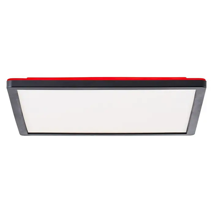 Brilliant LED-Deckenleuchte Tanida - 20 W, L x B x H: 29,5 x 29,5 x 2,6 cm, Schwarz, Kaltweiß - Ansicht von unten
