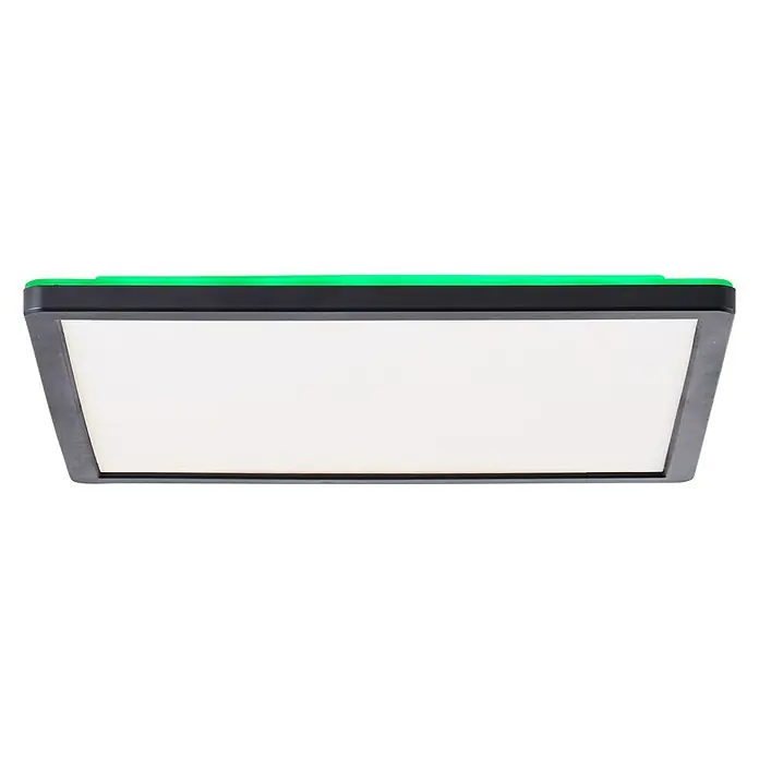 Brilliant LED-Deckenleuchte Tanida - 20 W, L x B x H: 29,5 x 29,5 x 2,6 cm, Schwarz, Kaltweiß - Ansicht von unten