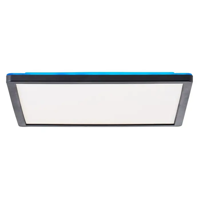 Brilliant LED-Deckenleuchte Tanida - 20 W, L x B x H: 29,5 x 29,5 x 2,6 cm, Schwarz, Kaltweiß - Ansicht von unten