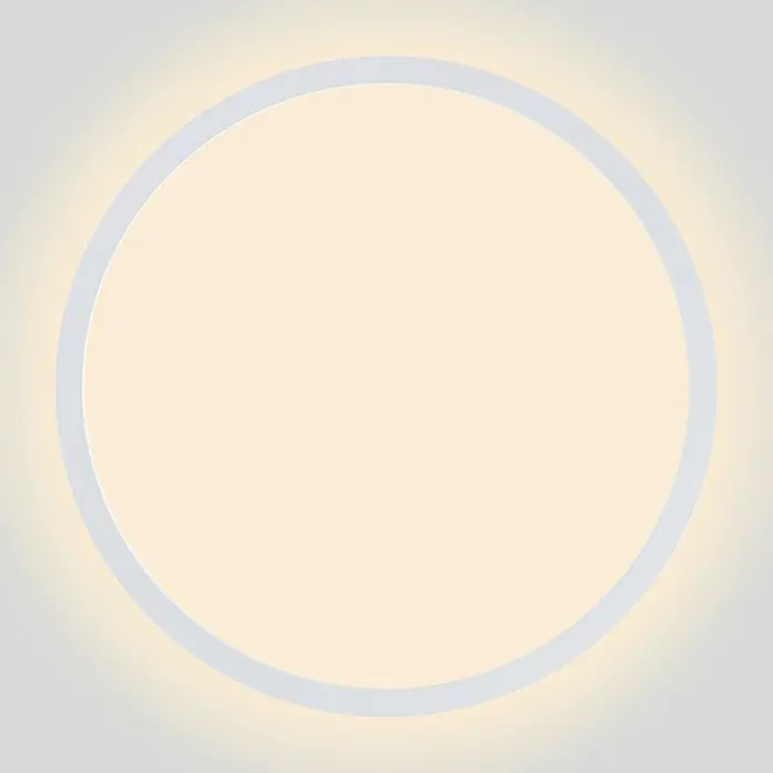 Brilliant LED-Deckenleuchte rund Tanida - 24 W, Ø x H: 42 x 2,5 cm, Weiß, Kaltweiß - Ansicht von unten