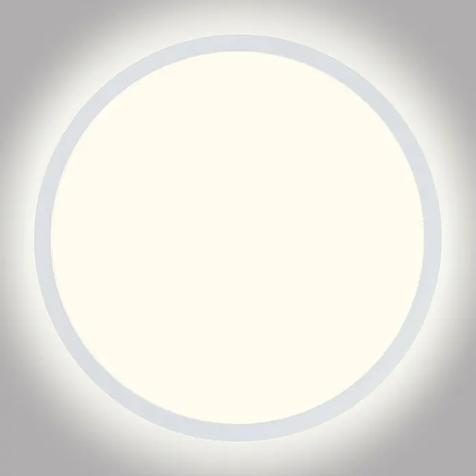 Brilliant LED-Deckenleuchte rund Tanida - 24 W, Ø x H: 42 x 2,5 cm, Weiß, Kaltweiß - Ansicht von unten