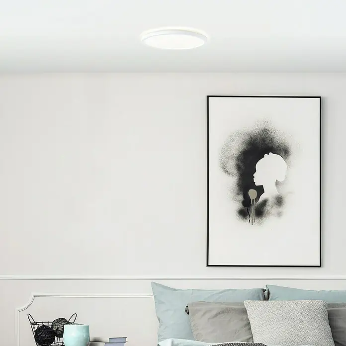 Brilliant LED-Deckenleuchte Tanida - 18 W, Weiß, Neutralweiß - Stimmungsaufnahme