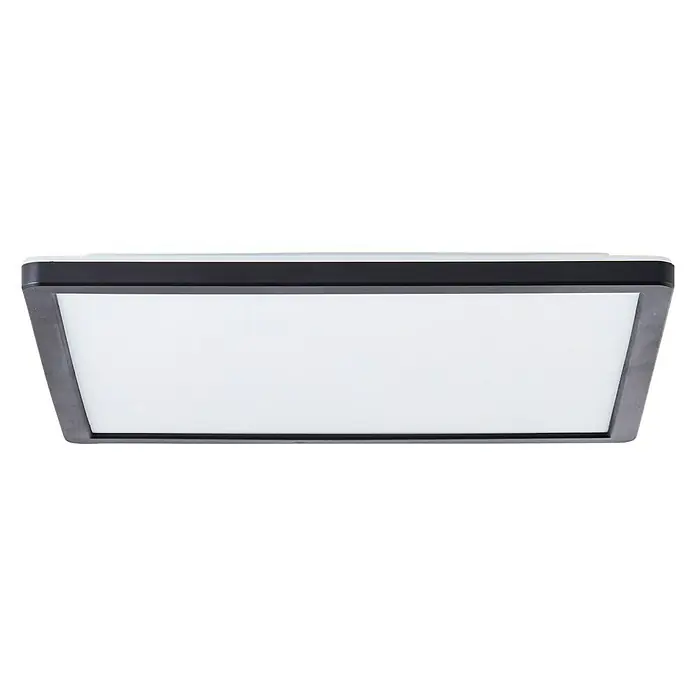 Brilliant LED-Deckenleuchte Tanida - 20 W, L x B x H: 29,5 x 29,5 x 2,6 cm, Schwarz, Kaltweiß - Ansicht von unten