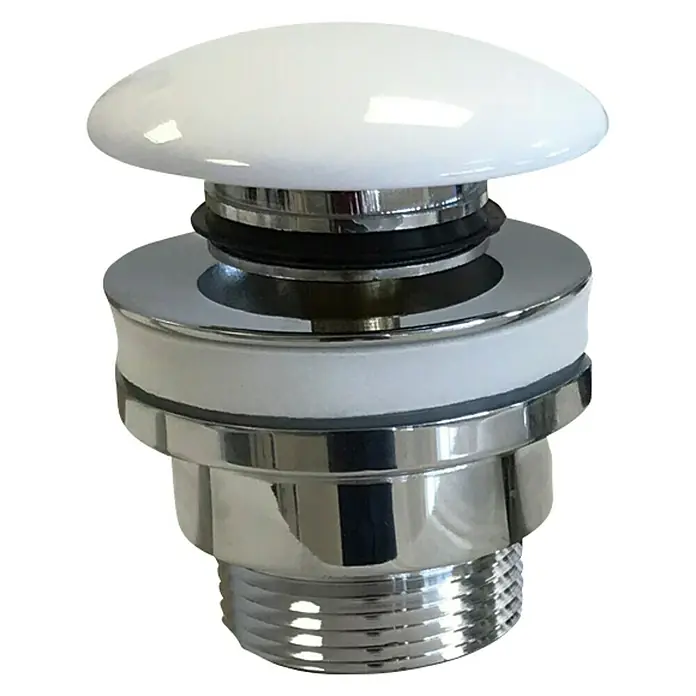 GME Válvula click clack - 1¼'', Blanco - Vista frontal