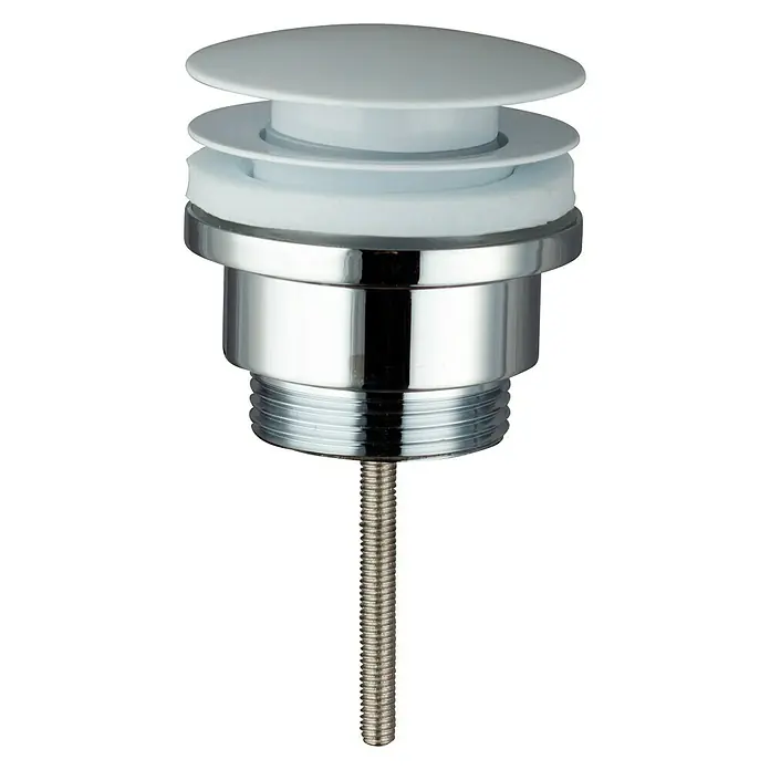 GME Válvula click clack - 1¼'', Blanco - Vista frontal