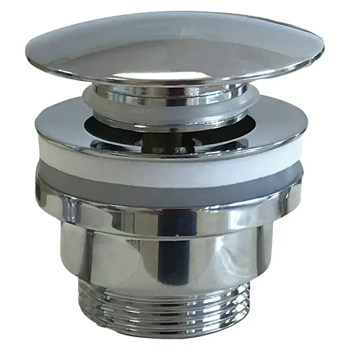 GME Válvula click clack - 1¼'', Cromo - Vista frontal