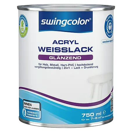 swingcolor  Weißlack Acryl