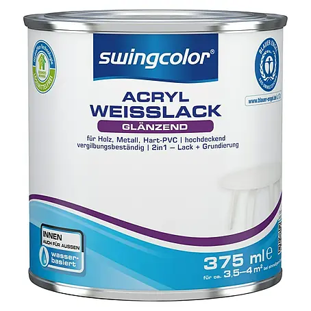 swingcolor  Weißlack Acryl