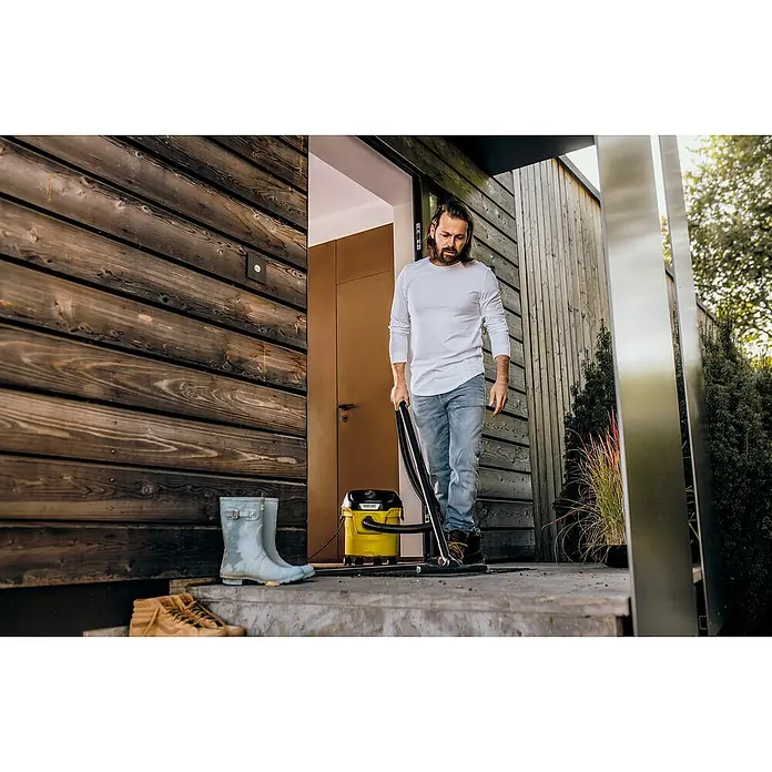 Kärcher Aspirador en seco y húmedo KWD1 - 1.000 W, 12 l