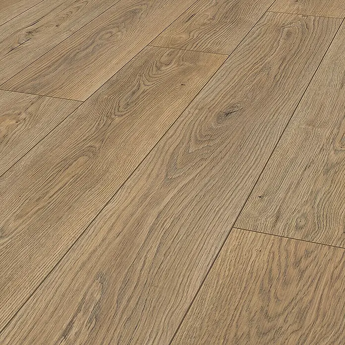 LOGOCLIC Aquaprotect Smart Laminat hrast Bindal - 1.288 x 195 x 6 mm, Deske podeželske hiše - Posnetek od blizu