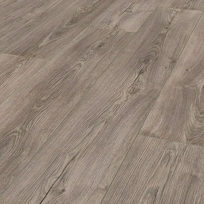 LOGOCLIC Aquaprotect Smart Laminat Halsa Oak - 1.288 x 195 x 6 mm, Landhausdiele - Detailaufnahme