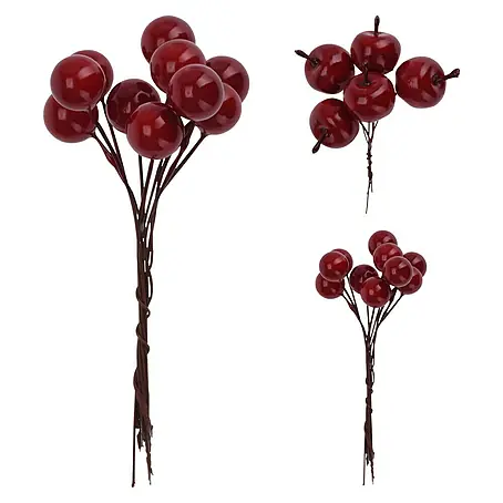 Decoratief element Prikker appels & bessen