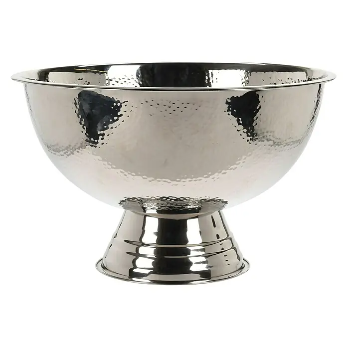 Schaal - Ø x h: 39,7 cm x 24 mm, Zilver - Vooraanzicht