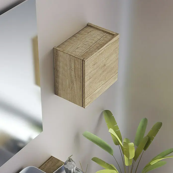 Armario colgante Cubo - L x An x Al: 16,6 x 30 x 30 cm, Nature - Foto ambiente