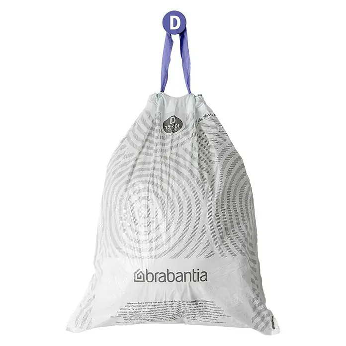 Brabantia Bolsa de basura PerfectFit - 20 l, 40 ud. - Vista frontal