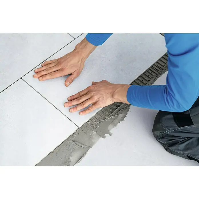 Knauf Flexfuge Universal - Zementgrau, 10 kg - Anwendungsbeispiel