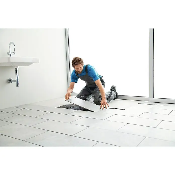 Knauf Flexfuge Universal - Zementgrau, 10 kg - Anwendungsbeispiel