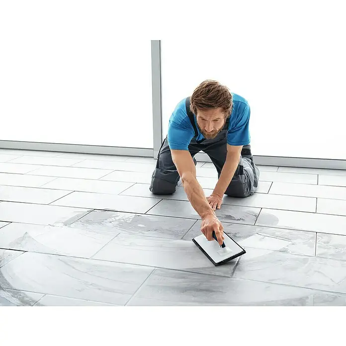 Knauf Flexfuge Universal - Dunkelbraun, 5 kg - Anwendungsbeispiel
