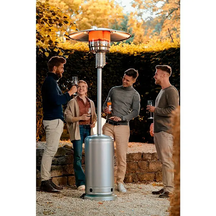 Kingstone Terrassenstrahler - Wärmeleistung: 13 kW, Höhe: 222 cm, Stahl - Stimmungsaufnahme