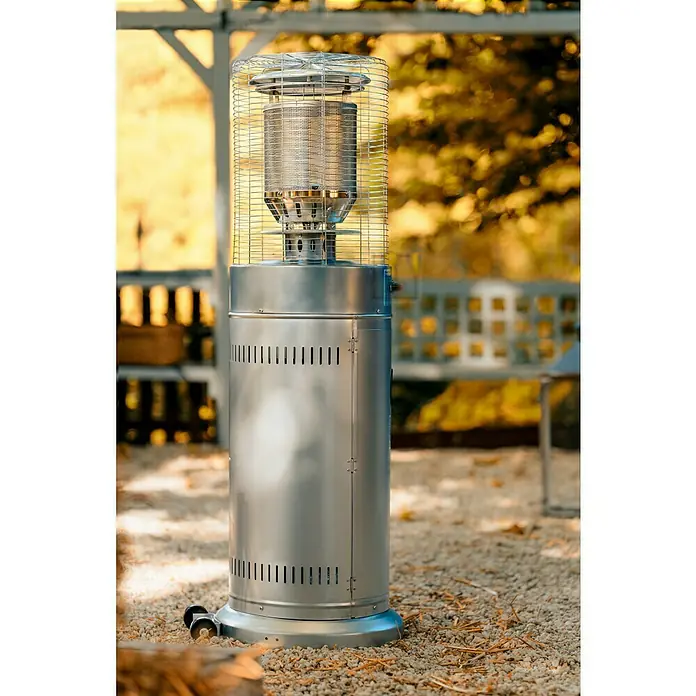Kingstone Estufa de exterior Catania - Potencia calorífica: 11 kW, Altura: 137 cm - Foto ambiente