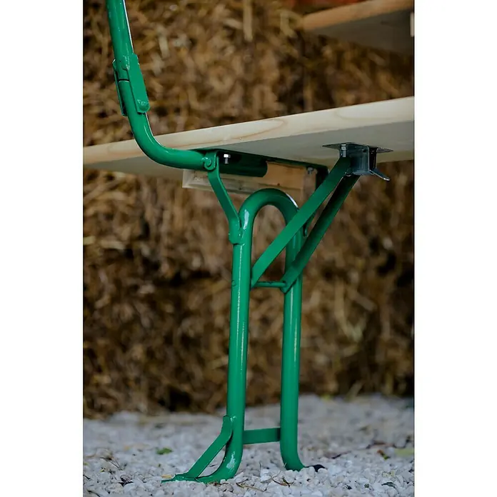 Bierbankauflagen-Set - 3 -tlg., Rot/Weiß, 240 x 70 cm, 100 % Polyester - Stimmungsaufnahme