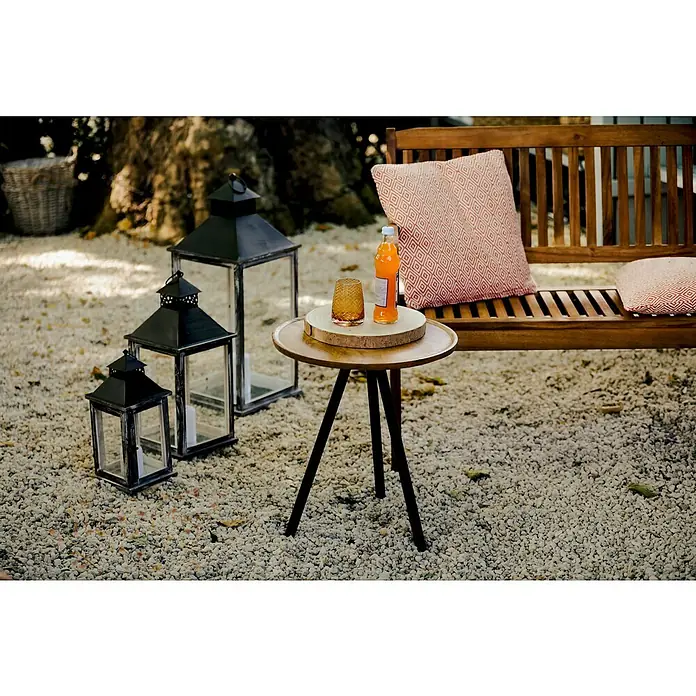 Sunfun Diana Gartenbank - B x T x H: 116 x 59 x 90 cm, Natur - Stimmungsaufnahme