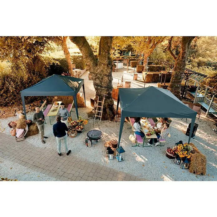 Outfit Steckpavillon Easy Up - L x B: 300 x 300 cm, Grau - Stimmungsaufnahme